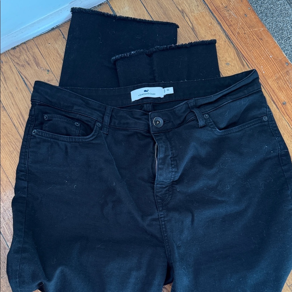 Vineyard Vines Women's Black Ankle Jeans